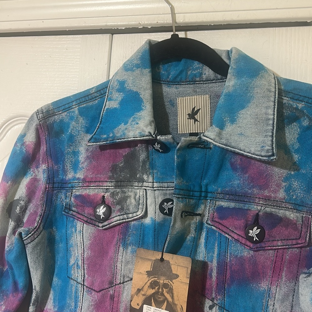 One Teaspoon Colorful Denim Jacket - Picture 3 of 6